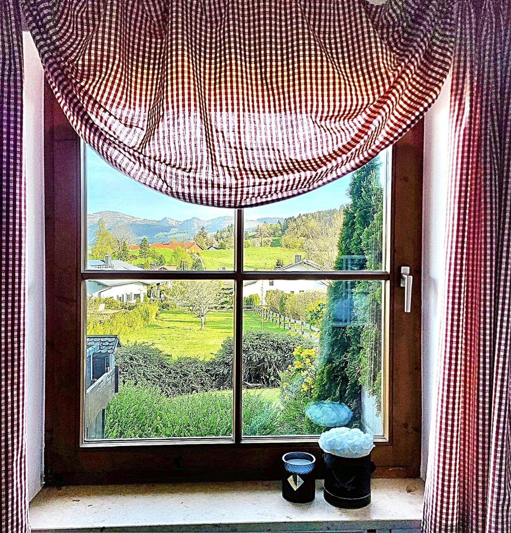 Lindners Hideaways - Bergnest Lodge - Bergblick Fewo 6 Pers Balkon Garten Hund Ski Unterkunft Luftkurort Oberreute Naehe Buchenegger Wasserfaelle Eistobel Bodensee ภายนอก รูปภาพ