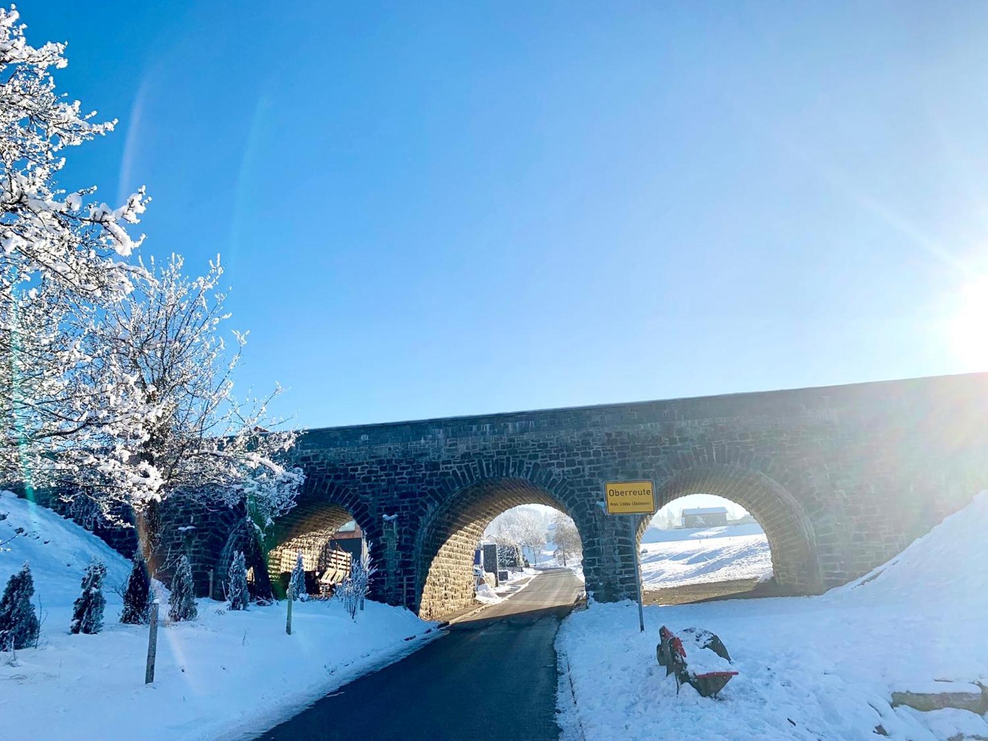 Lindners Hideaways - Bergnest Lodge - Bergblick Fewo 6 Pers Balkon Garten Hund Ski Unterkunft Luftkurort Oberreute Naehe Buchenegger Wasserfaelle Eistobel Bodensee ภายนอก รูปภาพ
