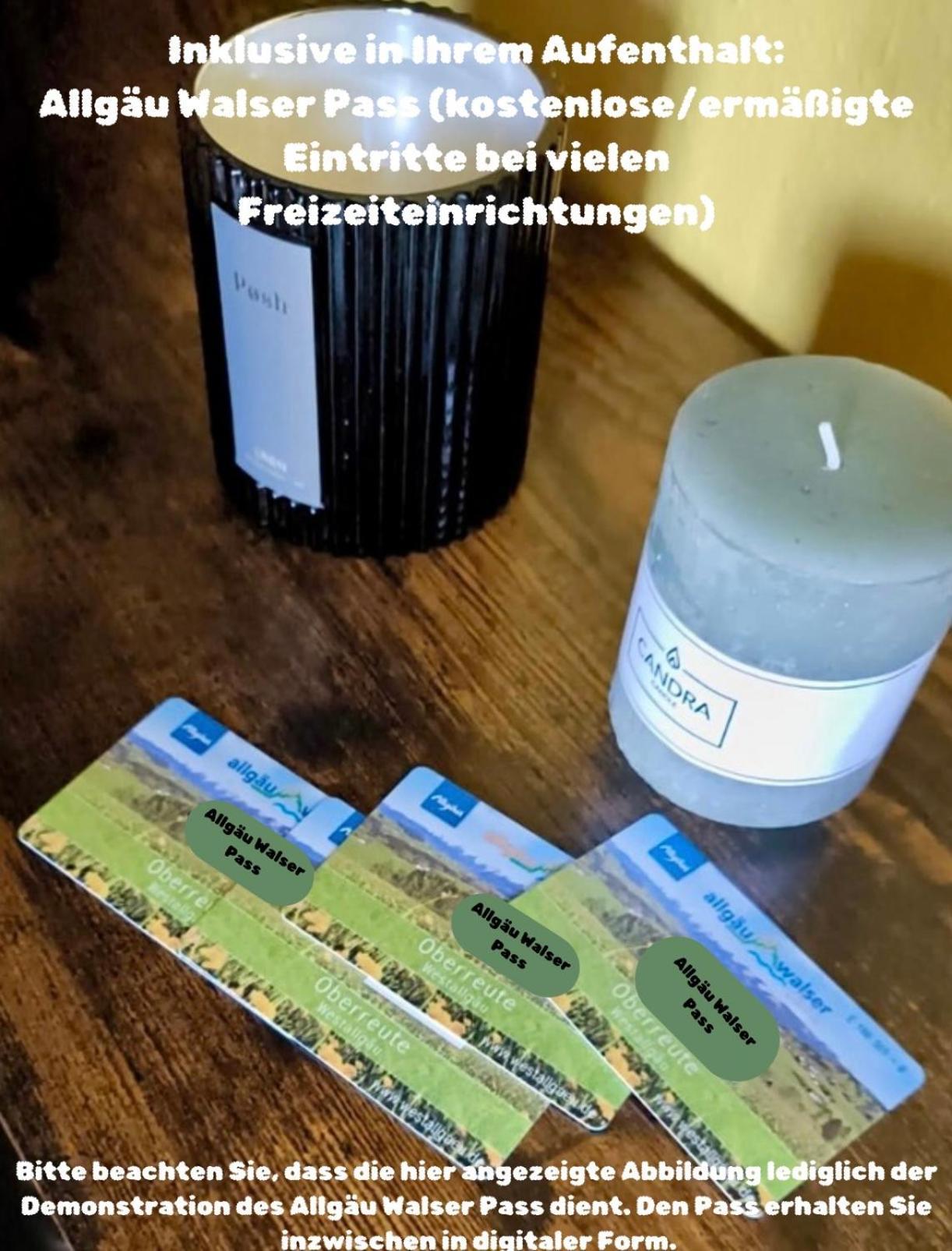 Lindners Hideaways - Bergnest Lodge - Bergblick Fewo 6 Pers Balkon Garten Hund Ski Unterkunft Luftkurort Oberreute Naehe Buchenegger Wasserfaelle Eistobel Bodensee ภายนอก รูปภาพ